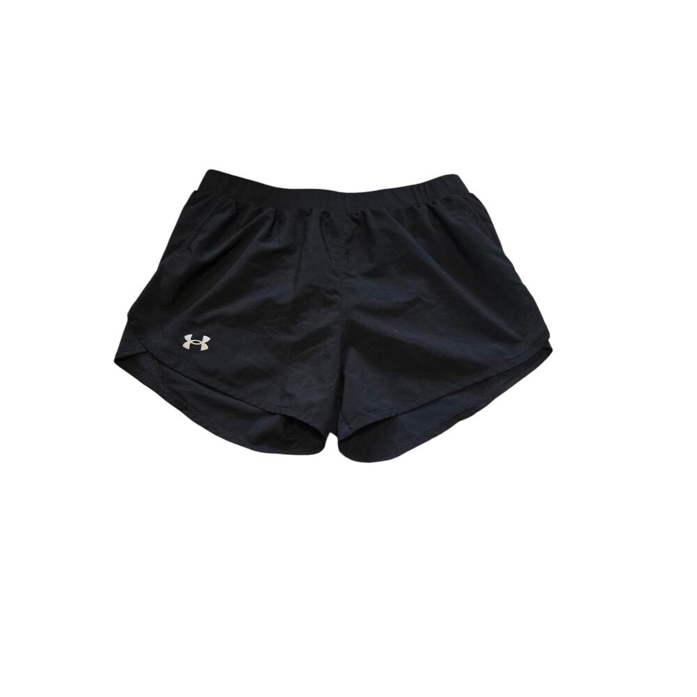 Under Armour black shorts with interior pocket, size medium